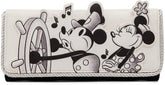 LOUNGEFLY Disney Steamboat Willie Music Cruise Flap Wallet