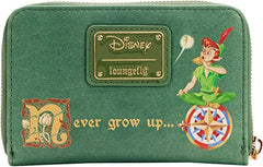 LOUNGEFLY Disney Peter Pan Book Series Ziparound Wallet