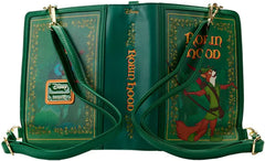 LOUNGEFLY Disney Robin Hood Book Convertible Crossbody