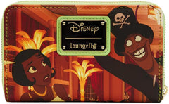 LOUNGEFLY The Princess and the Frog Princess Scene Zip Around Wallet