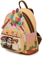 LOUNGEFLY Disney Pixar Up Working Buddies Womens Double Strap Shoulder Bag Purse