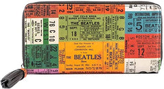 LOUNGEFLY The Beatles Ticket Stubs Faux Leather Wallet