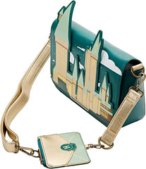 LOUNGEFLY Harry Potter Golden Hogwarts Crossbody Bag