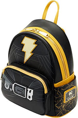 LOUNGEFLY DC Black Adam Light Up Double Strap Shoulder Bag
