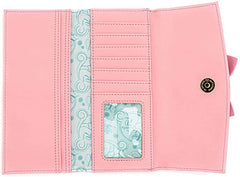 LOUNGEFLY Disney Cinderella 70th Anniversary Dress Flap Wallet