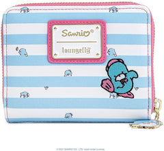 Loungefly Sanrio Tuxedo Sam Striped Zip Around Wallet