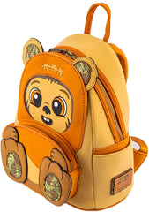 Loungefly Star Wars Wicket Ewok Footsie Double Strap Shoulder Bag