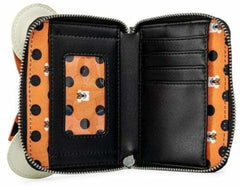 LOUNGEFLY Disney Ghost Minnie Glow-in-the-dark Ziparound Wallet