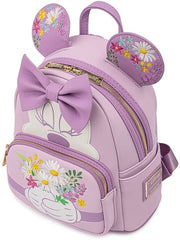 Loungefly Disney Minnie Mouse Holding Double Strap Shoulder Bag