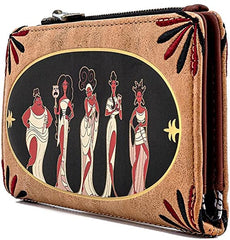 Loungefly Disney Hercules Muses Faux Leather Flap Wallet