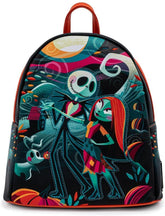 LOUNGEFLY Disney Nightmare Before Christmas Simply Meant To Be Womens Double Strap Shoulder Bag Purse