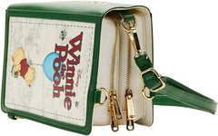 LOUNGEFLY Winnie the Pooh Classic Book Cover Convertible Crossbody