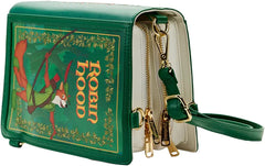 LOUNGEFLY Disney Robin Hood Book Convertible Crossbody