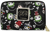 LOUNGEFLY Pop by LF Beetlejuice AOP Zip Around Wallet