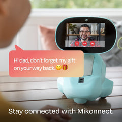 Miko 3: AI-Powered Smart Robot for Kids, STEM Learning Educational Robot, Programmable and Interactive Voice Control Robot with App Control, Coding Apps, Unlimited Games for Girls and Boys Ages 5-12 BLUE