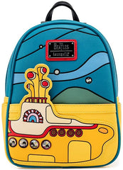 LOUNGEFLY The Beatles Yellow Submarine Womens Double Strap Shoulder Bag Purse