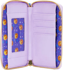 LOUNGEFLY Disney Hercules Muses Clouds Zip Around Wallet Hercules One Size