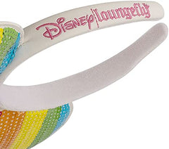 Loungefly Disney Minnie Mouse Rainbow Sequins Ears Headband