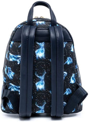 LOUNGEFLY Harry Potter Expecto Patronus All Over Print Womens Double Strap Shoulder Bag Purse Brand: Loungefly