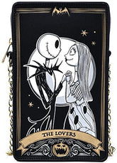 LOUNGEFLY X Disney Nightmare Before Christmas Tarot Card Passport Crossbody