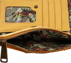 LOUNGEFLY Star Wars Wicket Ewok Cosplay Faux Leather Wallet