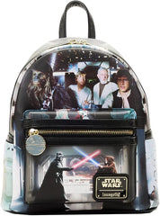 LOUNGEFLY Star Wars A New Hope Final Frame Double Strap Shoulder Bag