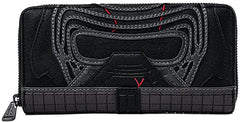 LOUNGEFLY Star Wars Kylo Ren Faux Leather Zip Wallet
