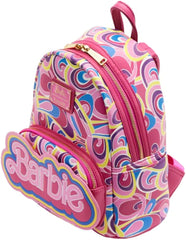 LOUNGEFLY Barbie Totally Hair 30th Anniversary Womens Double Strap Shoulder Bag Purse