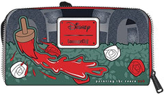 LOUNGEFLY Disney Villains Scene Queen of Hearts Wallet