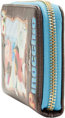 LOUNGEFLY Disney Pinocchio Book Zip Around Wallet
