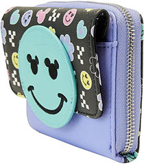 LOUNGEFLY Disney Mickey Y2K Flap Wallet