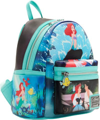 Loungefly Disney The Little Mermaid Princess Scenes Mini Backpack