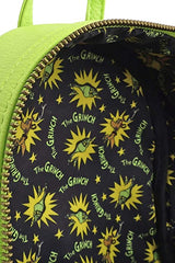 LOUNGEFLY The Grinch Faux Leather Mini Backpack