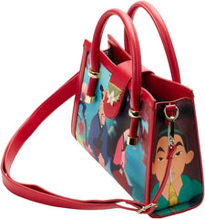 LOUNGEFLY Disney Mulan Princess Scene Crossbody Bag