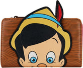 LOUNGEFLY Disney Pinocchio Peeking Flap Wallet