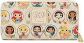LOUNGEFLY Disney Princess Circles Zip Around Wallet