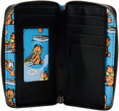 LOUNGEFLY Nickelodeon Garfield Loves Lasagna Zip Around Wallet