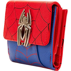 LOUNGEFLY Marvel Spider Man Color Block Wallet