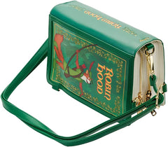 LOUNGEFLY Disney Robin Hood Book Convertible Crossbody