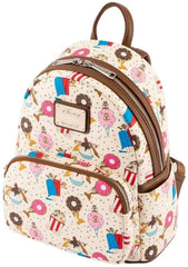 Loungefly Disney Chip and Dale Snackies All Double Strap Shoulder Bag