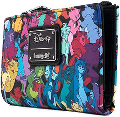 LOUNGEFLY Disney Aristocats Jazzy Cats Faux Leather Flap Wallet