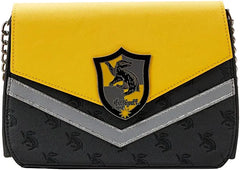 LOUNGEFLY Harry Potter Hufflepuff Chain Strap Crossbody Bag