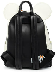 LOUNGEFLY Disney Ghost Minnie Mouse Glow in the Dark Cosplay Double Strap Shoulder Bag Purse