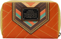 LOUNGEFLY Marvel Black Panther Okoye Zip Around Wallet