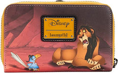 LOUNGEFLY Disney Lion King Scene Scar Ziparound Wallet
