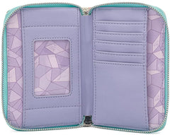 LOUNGEFLY Disney Crystal Sidekicks Zip Around Wallet