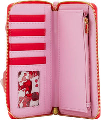 LOUNGEFLY Disney Alice in Wonderland Ace of Hearts Zip Around Wallet Alice In Wonderland One Size