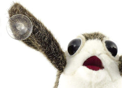 Star Wars The Last Jedi Porg on Board Figure Suction Cup Plush - White and Brown