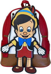 LOUNGEFLY Disney Pinnochio Marionette Womens Double Strap Shoulder Bag Purse