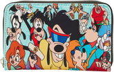 LOUNGEFLY A Goofy Movie Moments Zip Around Wallet